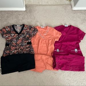 Reina scrub set bundle. Size XXS petite.